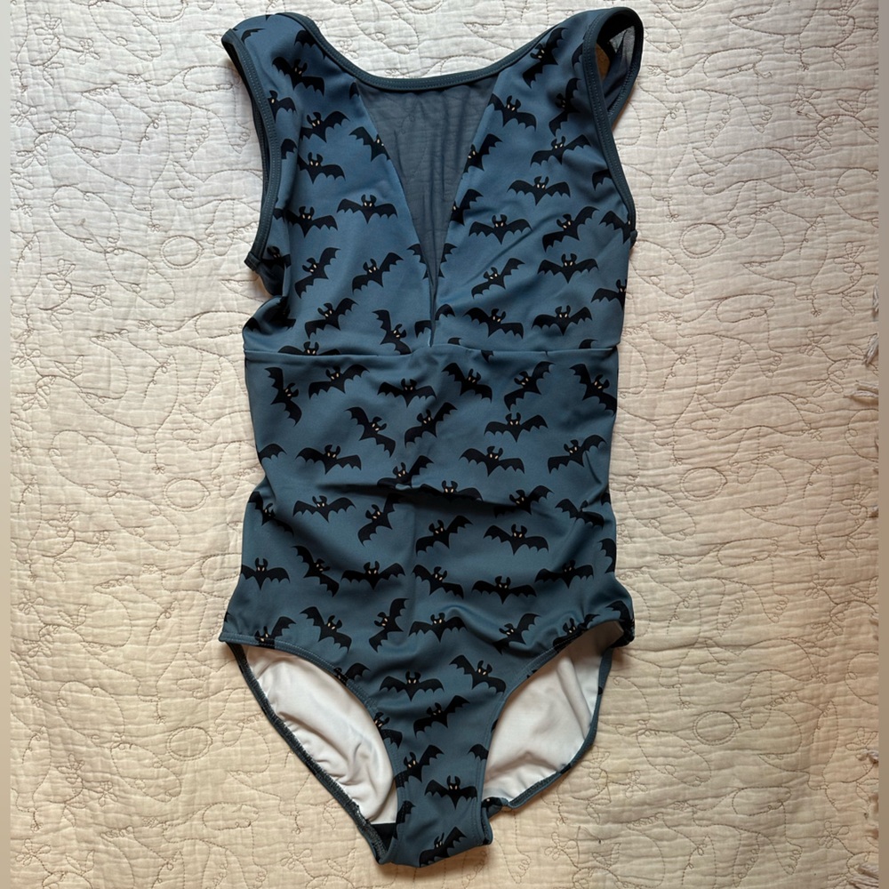 Elevé Brooke Tank Bats Leotard
